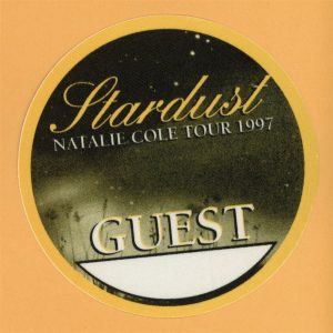 Natalie Cole 1997 Stardust Concert Tour GUEST Backstage Pass