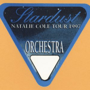 Natalie Cole 1997 Stardust Concert Tour ORCH Backstage Pass