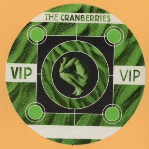 The Cranberries 1999 Bury the Hatchet Concert Tour VIP Backstage Pass