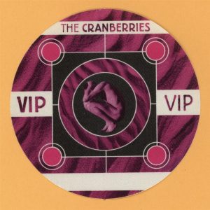 The Cranberries 1999 Bury the Hatchet Concert Tour VIP Backstage Pass