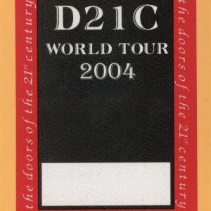 The Doors 2004 of the 2st Century Concert Tour Backstage Pass