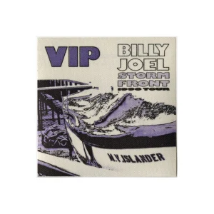 Billy Joel 1990 Storm Front Concert Tour VIP Backstage Pass