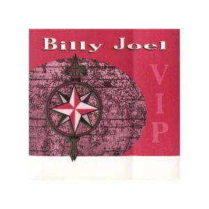 Billy Joel 1989 Storm Front Concert Tour VIP Backstage Pass