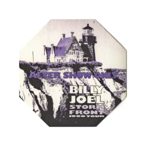Billy Joel 1990 Storm Front Concert Tour After Show Backstage Pass