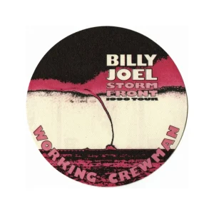 Billy Joel 1990 Storm Front Concert Tour Working Backstage Pass