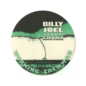 Billy Joel 1990 Storm Front Concert Tour Working Backstage Pass