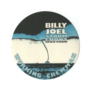 Billy Joel 1990 Storm Front Concert Tour Working Backstage Pass