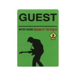 Bryan Adams 1991 Waking up the World Concert Tour Guest Backstage Pass