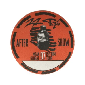 ZZ Top 1997 Continental Safari Concert Tour Aftershow Backstage Pass