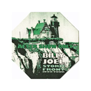 Billy Joel 1990 Storm Front Concert Tour After Show Backstage Pass