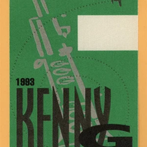 Kenny G 1993 Concert Tour AFTER SHOW Backstage Pass