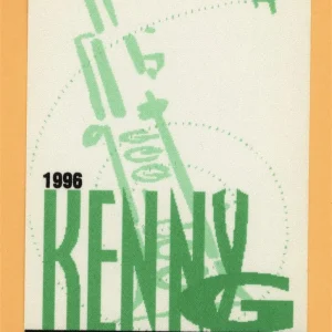Kenny G 1996 Christmas Concert Tour WORKING Backstage Pass