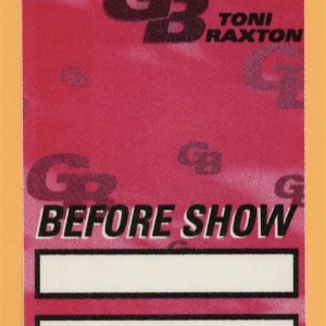 Kenny G 1996 Secrets Concert Tour w/ Toni Braxton BEFORE SHOW Backstage Pass