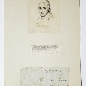 John Cam Hobhouse SIGNED Affixed Album Page COA Autograph Diarist Lord Byron