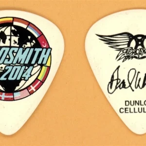 Aerosmith Brad Whitford Vintage Guitar Pick - 2014 World Tour