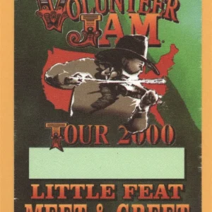 Charlie Daniels Band 2000 Little Feat Concert Tour MEET & GREET Backstage Pass