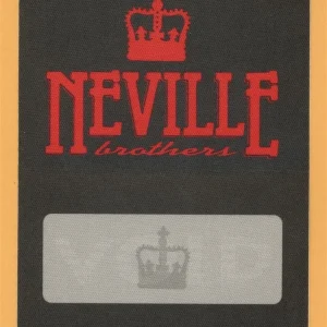 Neville Brothers 1995 Concert Tour Backstage Pass