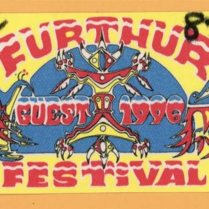 Further Festival 1996 Warren Zevon Concert Tour Backstage Pass