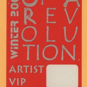 OAR 2002 Of A Revolution Concert Tour VIP Backstage Pass