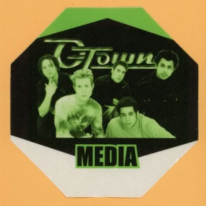 O-Town 2001 Concert Tour MEDIA Backstage Pass