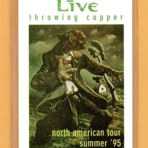 +Live+ 1995 Throwing Copper Tour AAA Laminated Backstage Pass
