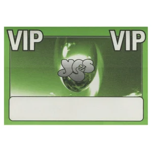 Yes 2001 Magnification Concert Tour VIP Backstage Pass