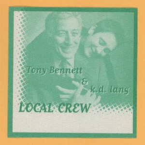 Tony Bennett 2011 K.D. Lang Concert Tour Crew Backstage Pass