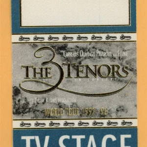 3 Tenors 1998 Luciano Pavarotti Concert Tour TV STAGE Backstage Pass