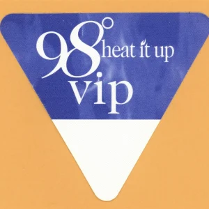 98 Degrees 1998 Heat It Up Tour VIP Backstage Pass