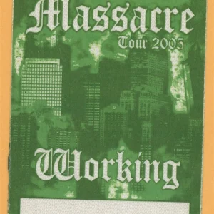 50 Cent 2005 Massacre Tour WORKING Backstage Pass