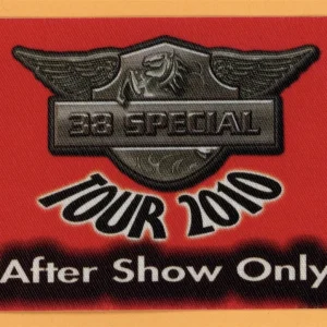 38 Special 2010 Tour AFTER SHOW Backstage Pass