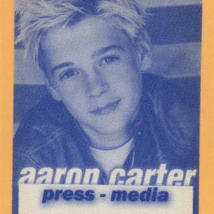 Aaron Carter Concert Tour MEDIA Backstage Pass