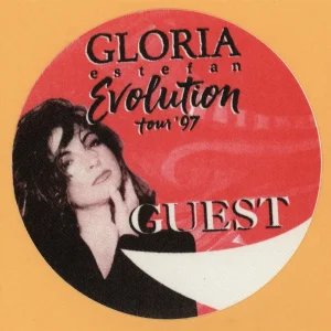 Gloria Estefan 1997 Evolution Concert Tour GUEST Backstage Pass