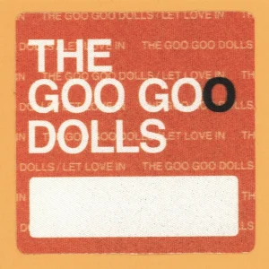 Goo Goo Dolls 2006 Let Love In Concert Tour MEDIA Backstage Pass