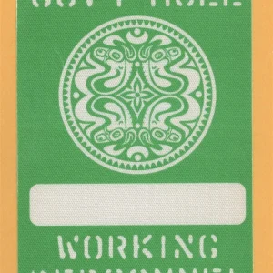 Gov't Mule 2004 Déjà Voodoo Concert Tour WORKING Backstage Pass
