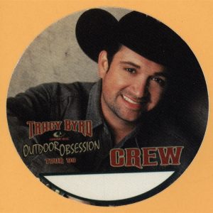 Tracy Byrd 1999 Outdoor Obsession Concert Tour Crew Backstage Pass