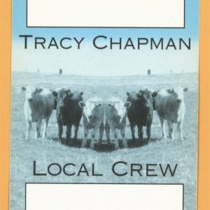 Tracy Chapman 1996 New Beginning Concert Tour Crew Backstage Pass