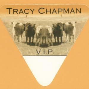 Tracy Chapman 1996 New Beginning Concert Tour VIP Backstage Pass