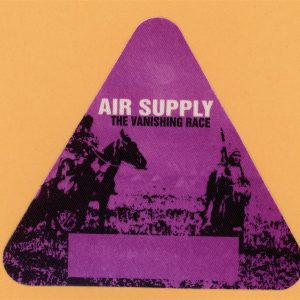Air Supply 1994 Vanishing Race Concert Tour Backstage Pass