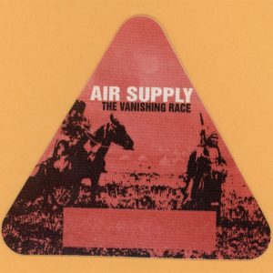 Air Supply 1994 Vanishing Race Concert Tour Backstage Pass