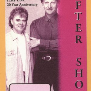 Air Supply 1996 Hits Live Concert Tour After Show Backstage Pass