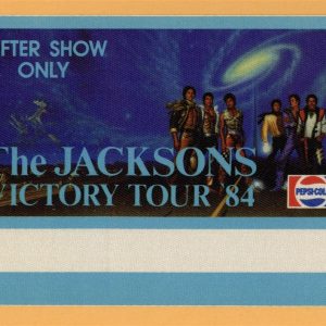 The Jacksons 1984 Michael Jackson Concert Tour AFTER SHOW Backstage Pass