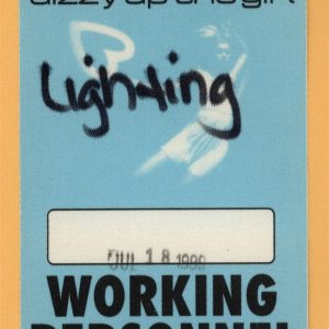 Goo Goo Dolls 1999 Dizzy Up The Girl Concert Tour WORKING Backstage Pass