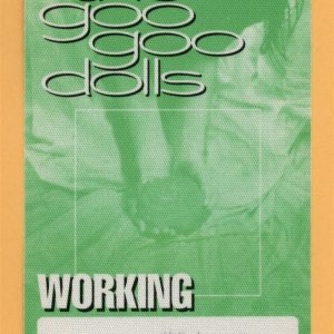 Goo Goo Dolls 2002 Gutterflower Concert Tour WORKING Backstage Pass