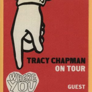 Tracy Chapman 2005 Where You Live Concert Tour Backstage Pass