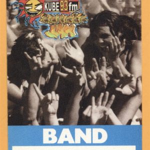 Tupac Shakur 2pac 1993 Summer Jam Concert Tour Band Backstage Pass