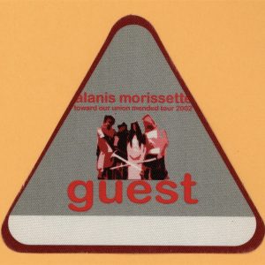 Alanis Morissette 2002 Mended Tour Concert Tour GUEST Backstage Pass