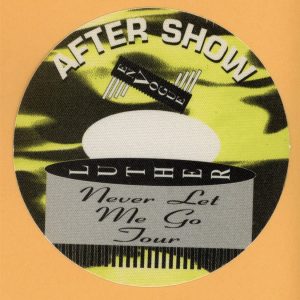 Luther Vandross 1993 Never Let Me Go Concert Tour AFTER SHOW Backstage Pass