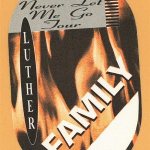 Luther Vandross 1993 Never Let Me Go Concert Tour FAMILY Backstage Pass