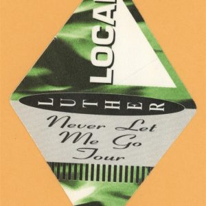 Luther Vandross 1993 Never Let Me Go Concert Tour LOCAL Backstage Pass
